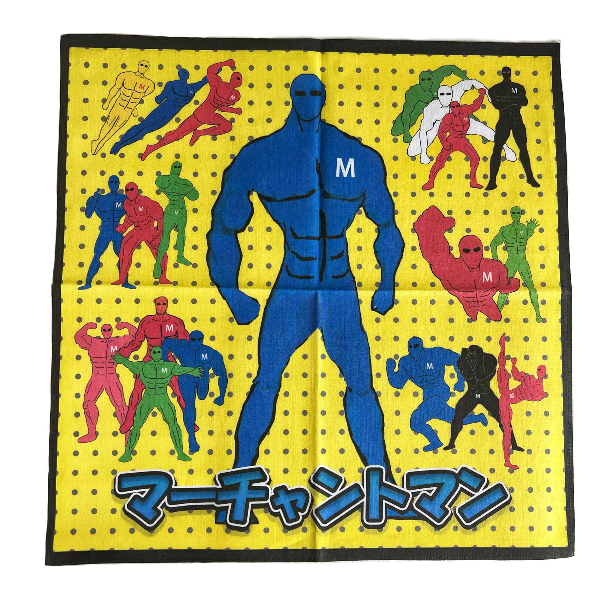 【LaFan／完全受注販売】マーチャントマン - 開運・風水 ハンカチ -